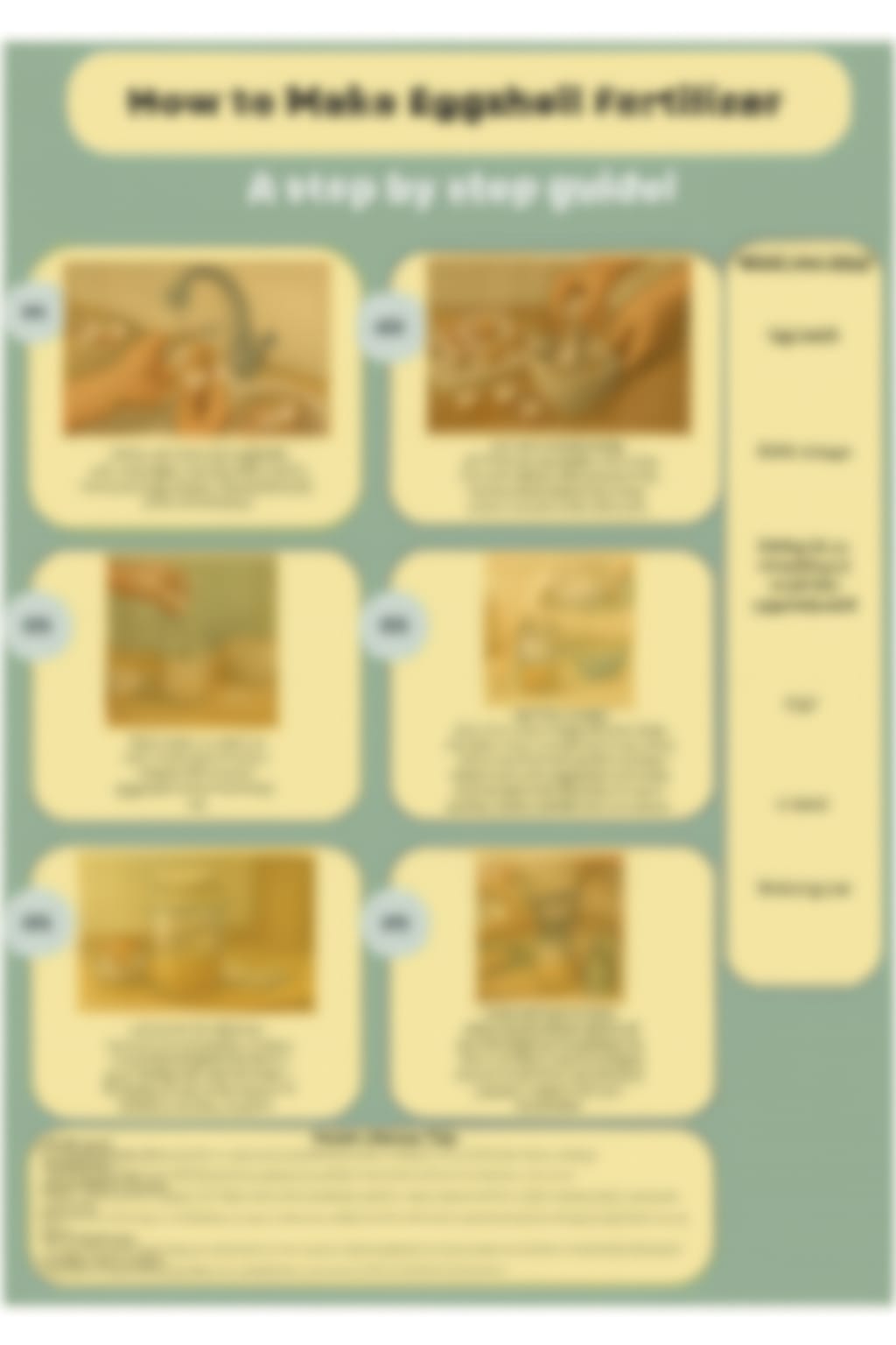 How to Make Eggshell Fertilizer